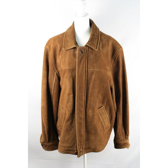 Rainforest Leather Zip up Jacket Medium